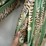 Hand Block Printed Cotton Maxi Dress: Tiger Print Indian Summer Dress