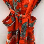 Jungle print Kimono, Handmade Kimono Robe, Indian Soft Cotton Kimono, Japanese Kimono, Long Dressing Gown, Women's Clothing