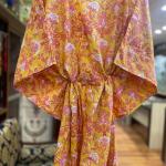 New Floral Print Kaftan, Indian Soft Cotton Caftan, Maxi Dress, Beach Cover Up, Bridesmaid Gift, Kaftan For Women's, Nightwear Dress