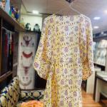 Hand Block Printed Cotton Kaftan | Boho Loungewear Dress | Lightweight Summer Kaftan for Women | Resort Wear Cover Up