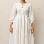 Floral Print Cotton Maxi Dress: Long Dress with Pockets, Indian Printed Handmade Dress, Cotton Summer Dress